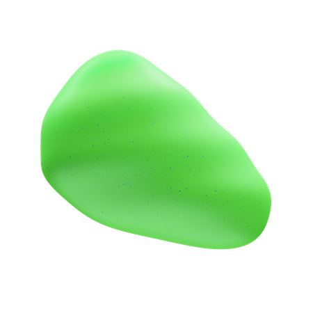 Green Stone  3D Icon