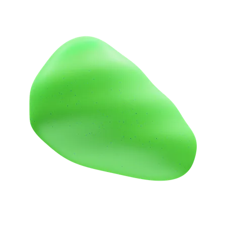 Green Stone  3D Icon