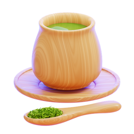 GREEN TEA  3D Icon