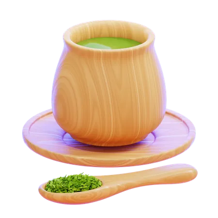 GREEN TEA  3D Icon