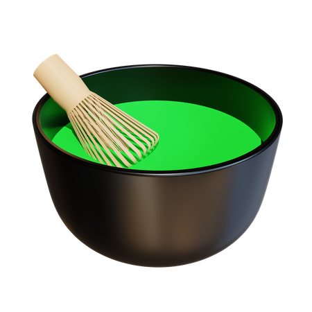 Green Tea Matcha  3D Icon