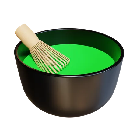 Green Tea Matcha  3D Icon