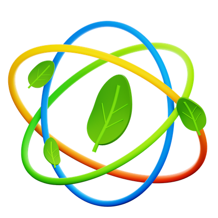 Green Technology  3D Icon