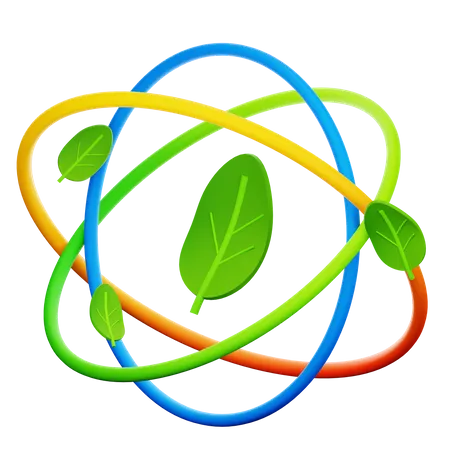 Green Technology  3D Icon