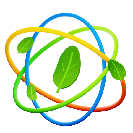 Green Technology 3D Icon