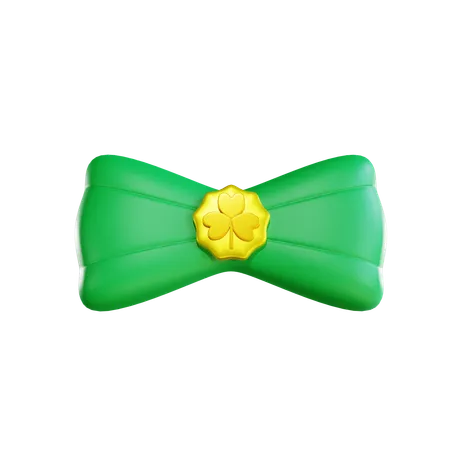 3 D Render Green Tie Saint Patricks Day 3D Icon