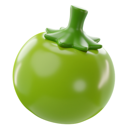 Green Tomato  3D Icon