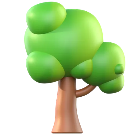 Green Tree  3D Icon