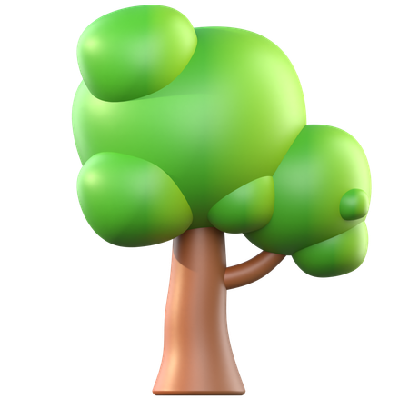 Green Tree  3D Icon