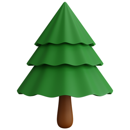 Green Tree  3D Icon