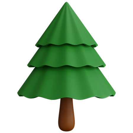 Green Tree  3D Icon