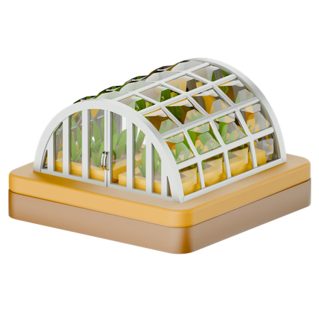 Greenhouse  3D Icon