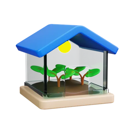 Greenhouse  3D Icon