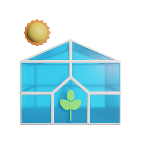 Greenhouse  3D Icon