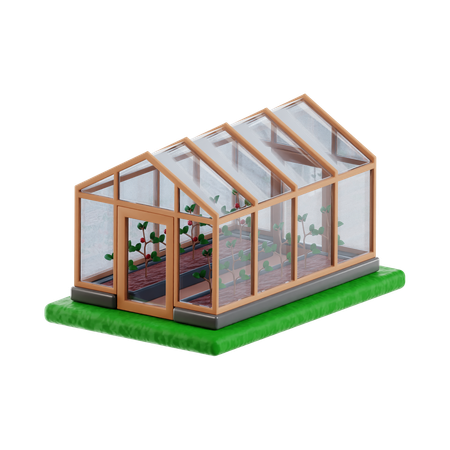 Greenhouse  3D Icon
