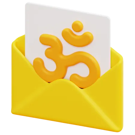 Greeting Card  3D Icon