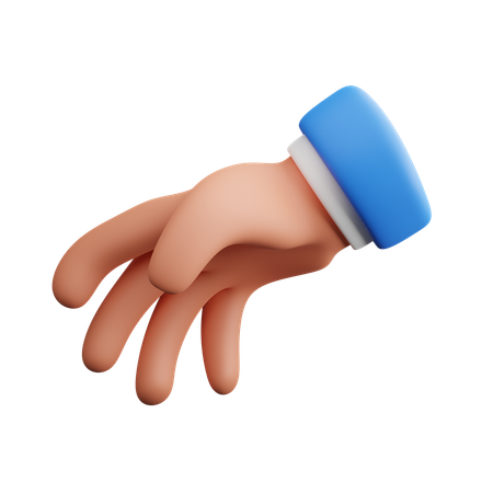 Geste mit der Hand greifen  3D Icon