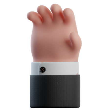 Greifen Handgesten  3D Icon