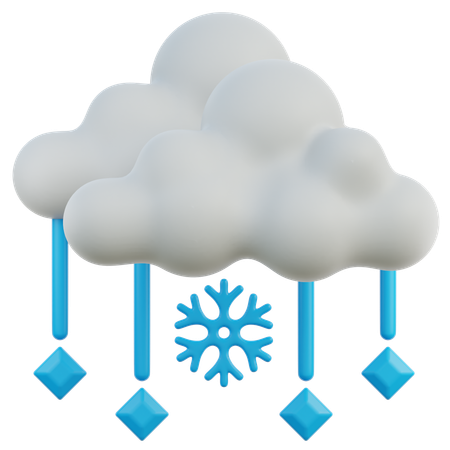 Grêle  3D Icon