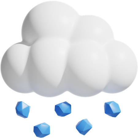 Grêle  3D Icon