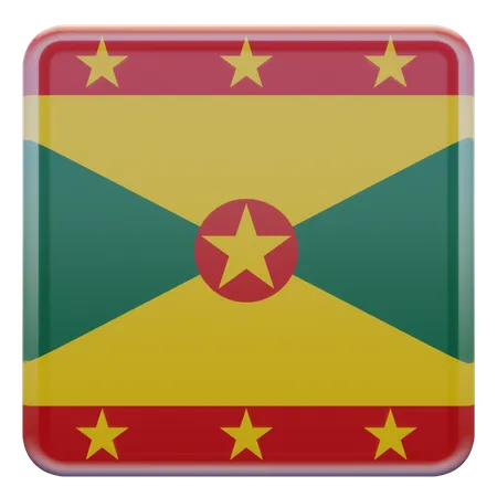 Grenada Flag  3D Illustration