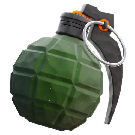 Grenade 3 D Icon 3D Icon
