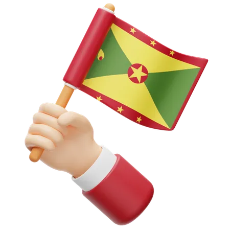 Drapeau ramifié  3D Icon