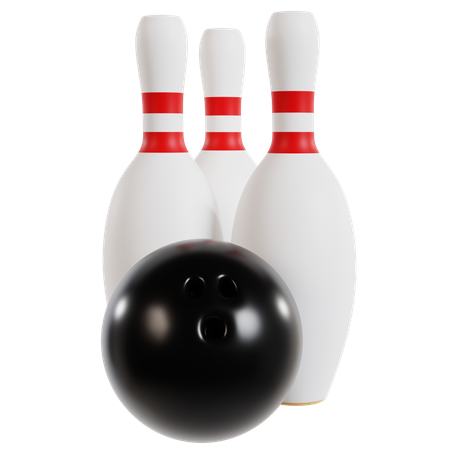 Grève dans l'action de bowling  3D Icon