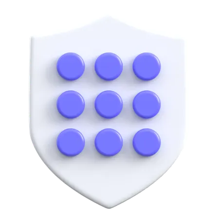 Grid  3D Icon