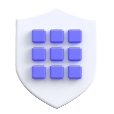 Grid  3D Icon