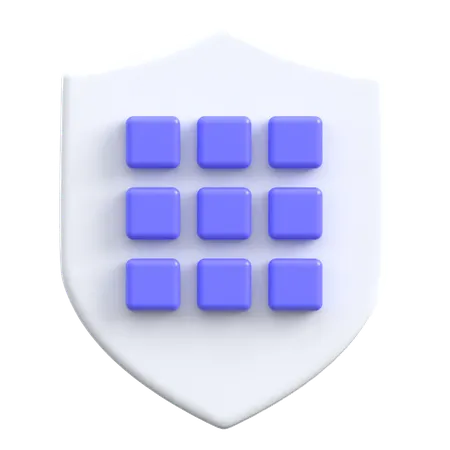 Grid  3D Icon