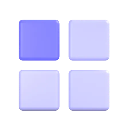 Grid  3D Icon