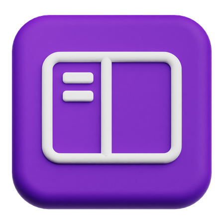 Grid  3D Icon