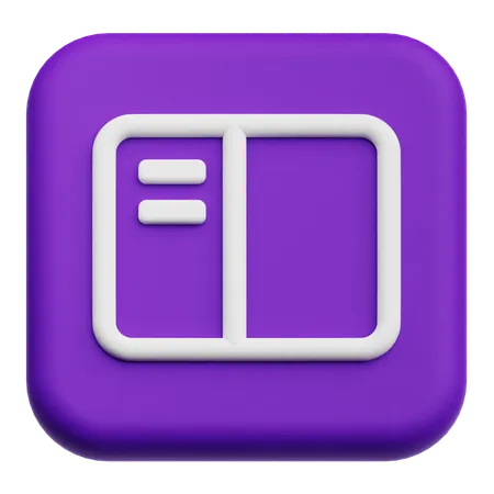 Grid  3D Icon