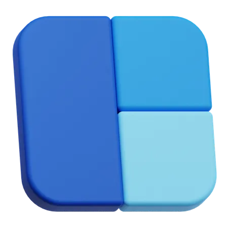 Grid  3D Icon