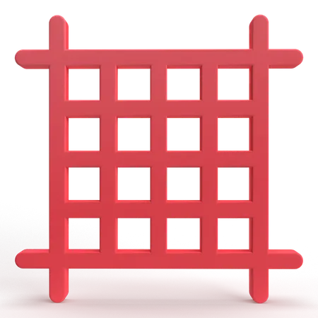 Grid  3D Icon