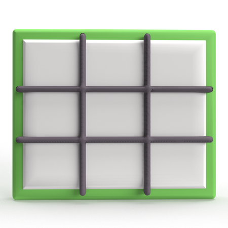 Grid  3D Icon