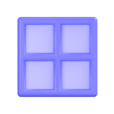 Grid  3D Icon