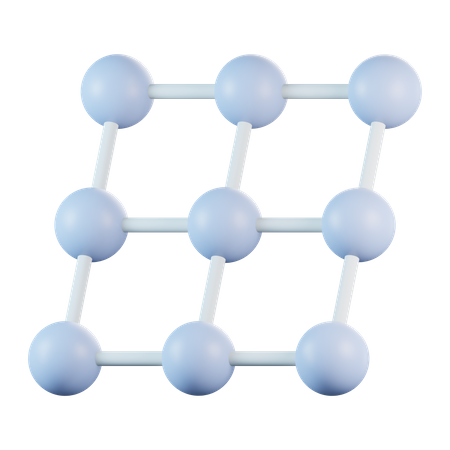 Grid  3D Icon
