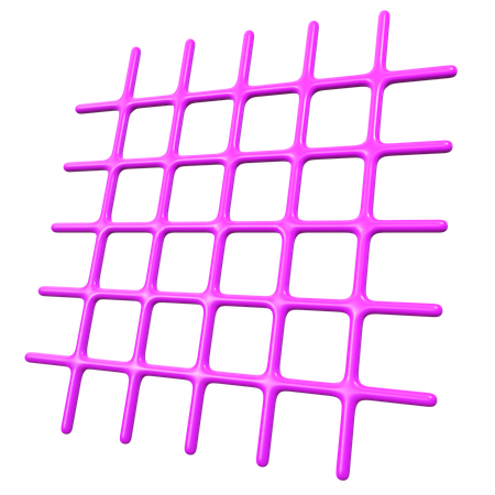 Grid Shape  3D Icon