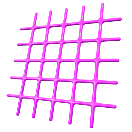 Grid Shape 3D Icon
