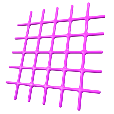 Grid Shape  3D Icon