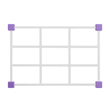 Grid Tools  3D Icon