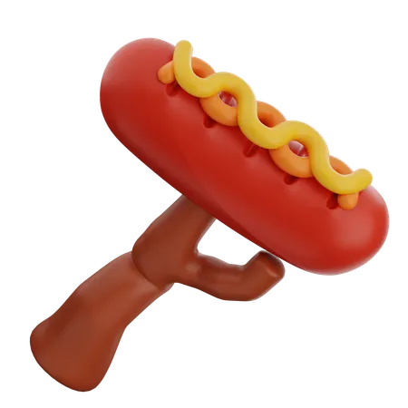 Grieved Sausage  3D Icon