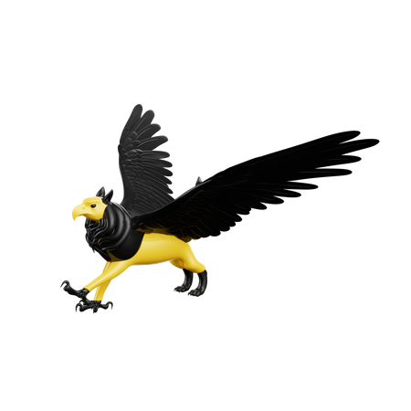 Griffin  3D Illustration