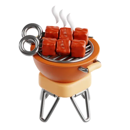 Grill  3D Icon