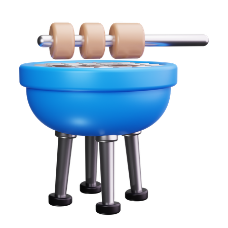 Grill  3D Icon