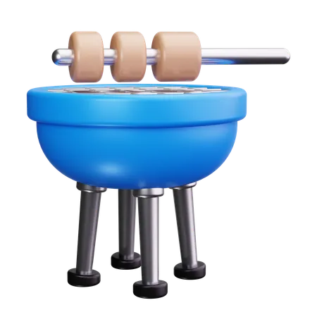 Grill  3D Icon