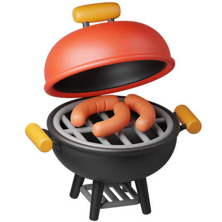 Grill  3D Icon