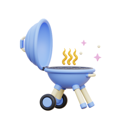 Grill  3D Icon